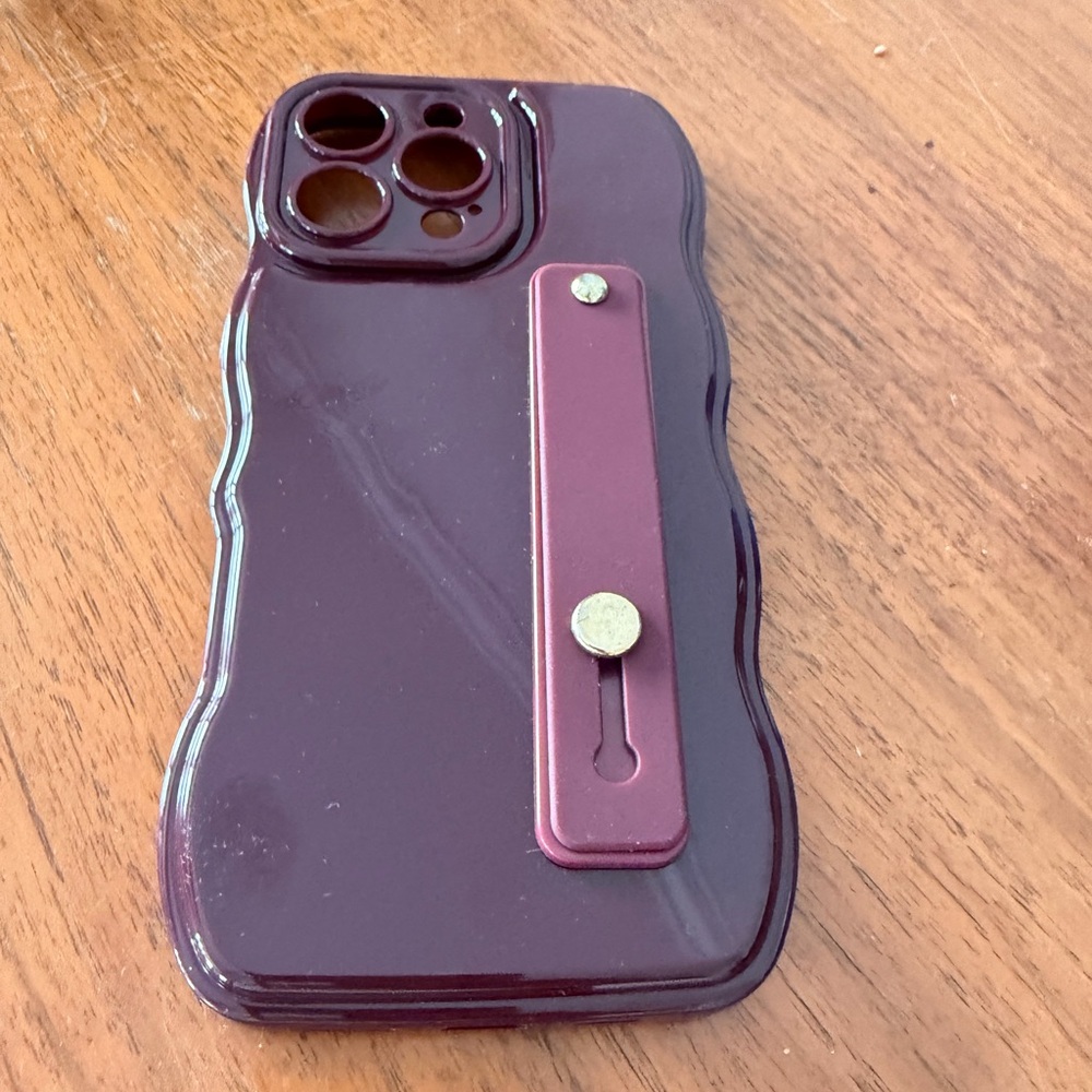 Elegant Dark Purple iPhone 16 pro max Case